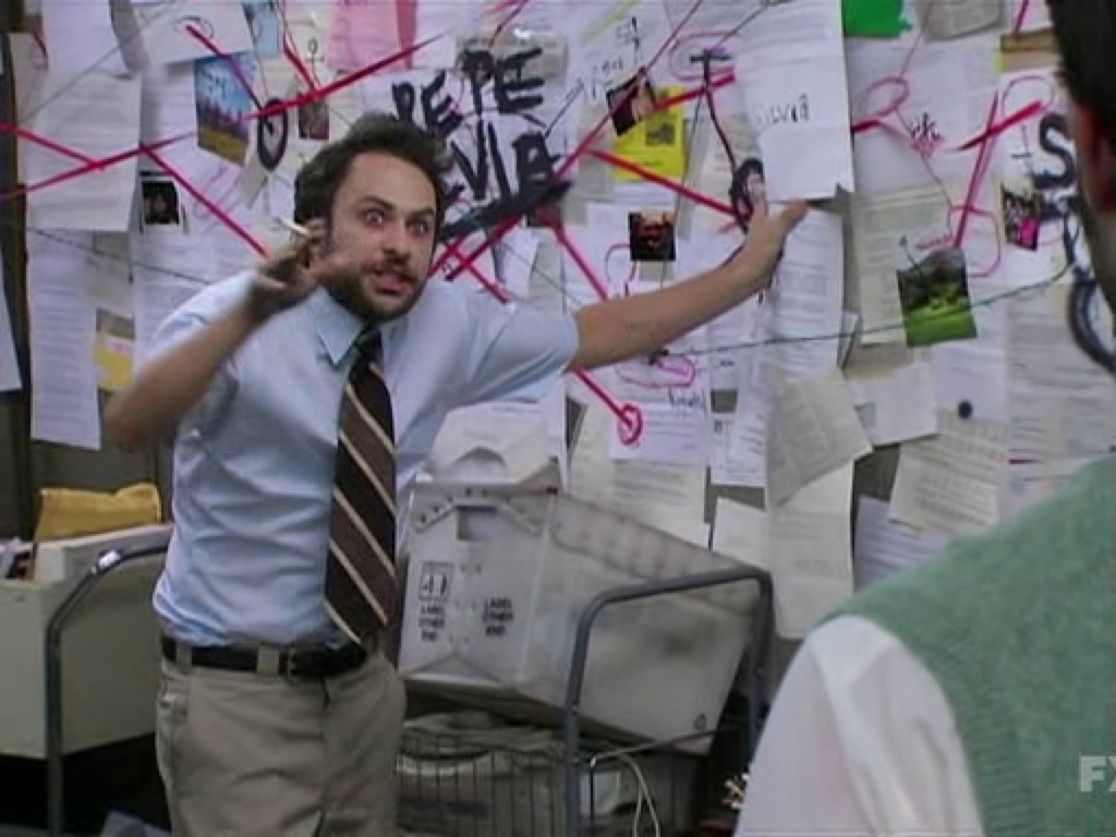 Charlie Conspiracy meme template
